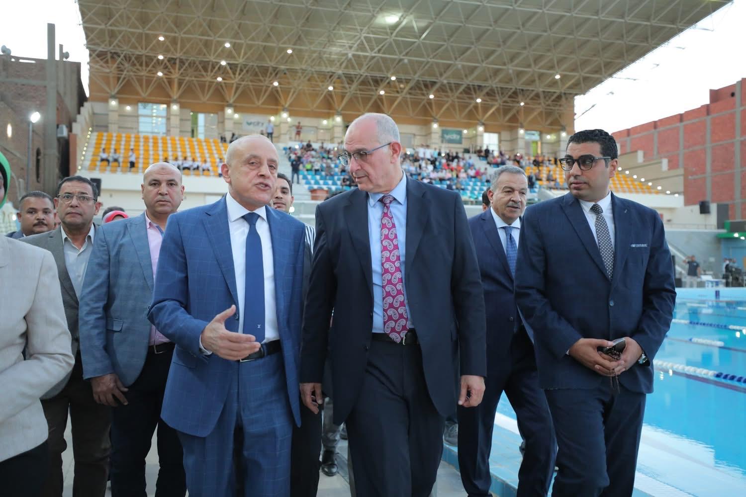 افتتاح حمام السباحة الأولمبي بسيتي كلوب الأقصر بحضور المحافظ وقيادات الرياضة المصرية