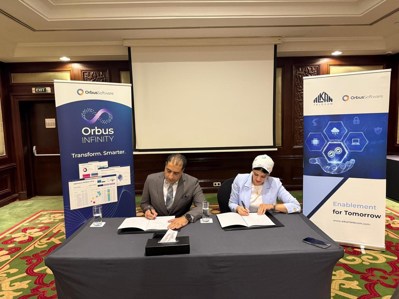 «ألكان تليكوم» توقع شراكة استراتيجية مع Orbus Software لتسريع التحول المؤسسي في السوق المصرية