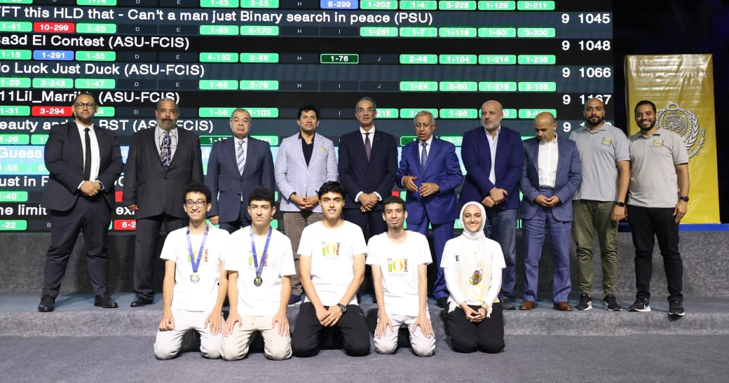 وزيرا الاتصالات والشباب والرياضة يشهدان حفل ختام المسابقة المصرية للبرمجة لشباب الجامعات ECPC