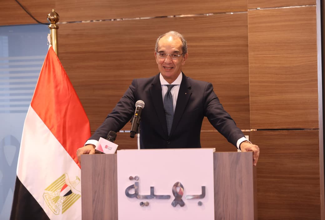 وزير الاتصالات يشهد فعاليات إطلاق منظومة مصرية بالكامل للكشف المبكر عن سرطان الثدى باستخدام الذكاء الاصطناعى بمستشفى بهية فى الشيخ زايد