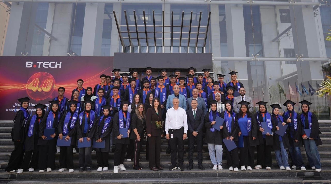 بى تك تحتفل بتخرج الدفعة الثالثة من طلاب مدرسة بى تك للتكنولوجيا التطبيقية لعام 2025