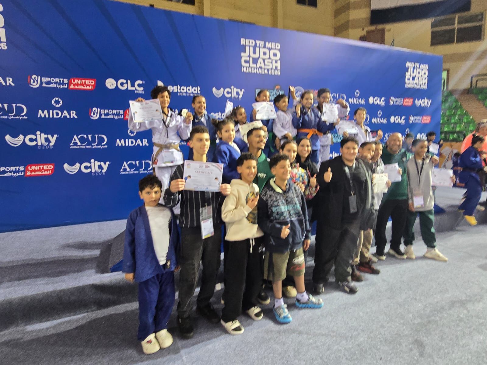 ناشئو سيتي كلوب يحصدون  17 ميدالية في بطولة الغردقة الدولية للجودو
